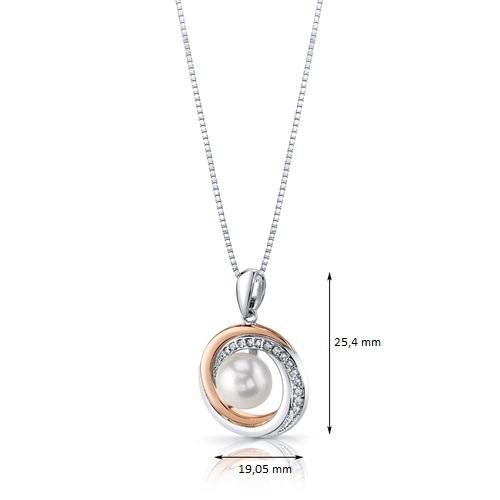 Náhrdelník s perlou Mirah 9321