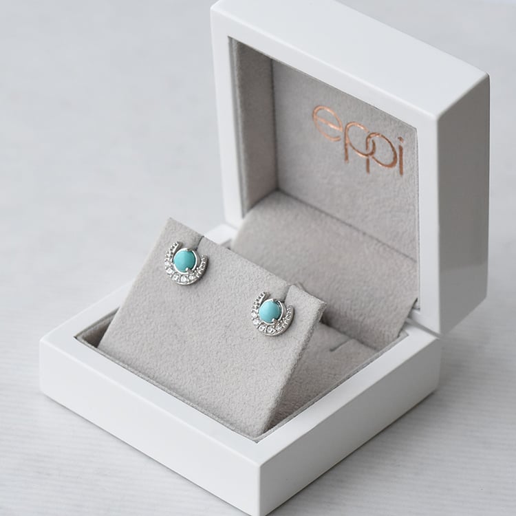 Tyrkysové náušnice 72822