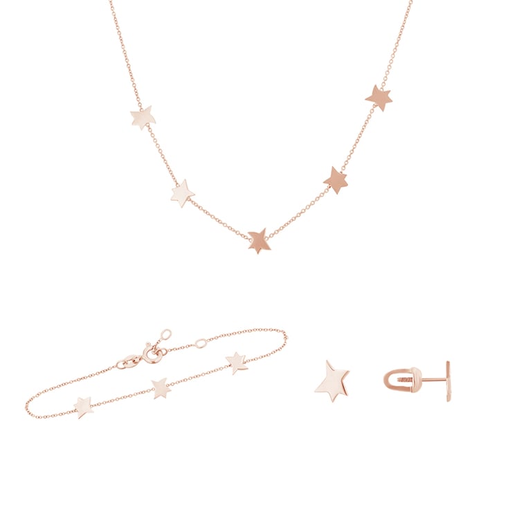 Kolekcia šperkov s prívesoky Malý princ 122250