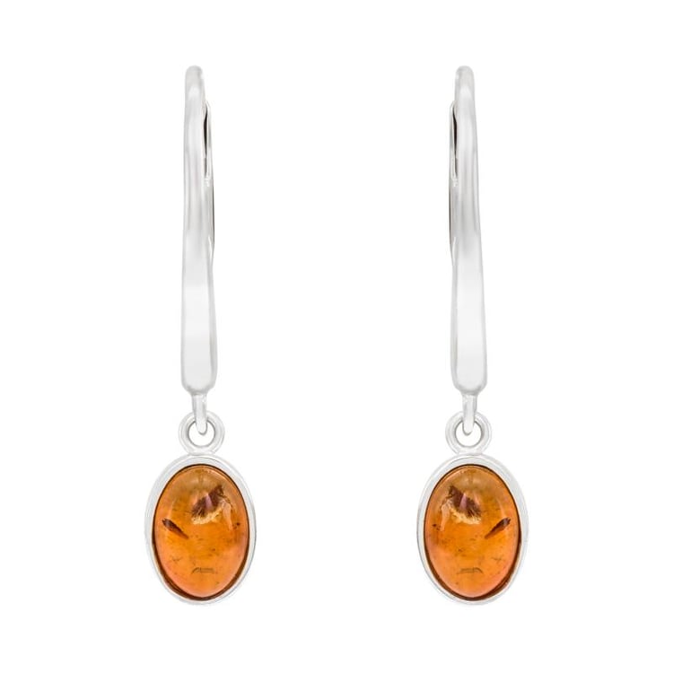 Náušnice s jantármi 24801