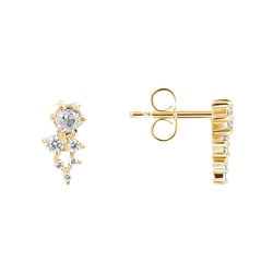 Cluster náušnice s diamantmi Ellie