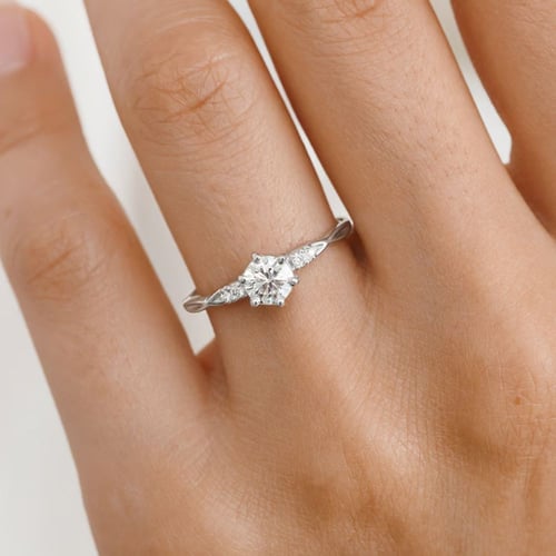 Zásnubný prsteň zo zlata s 2.02ct IGI certifikovaným lab-grown diamantom Milleva