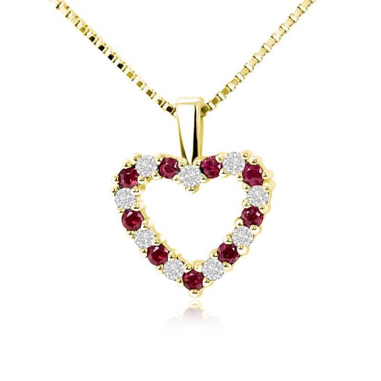 Zlaté srdiečko plné diamantov 17325