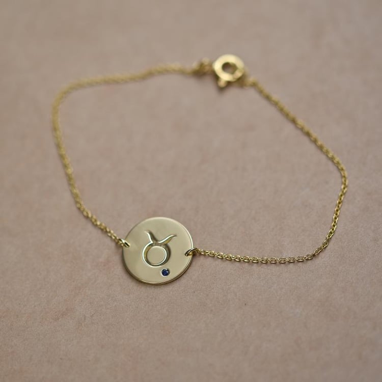 Náramok so znamením a zafírom 47051