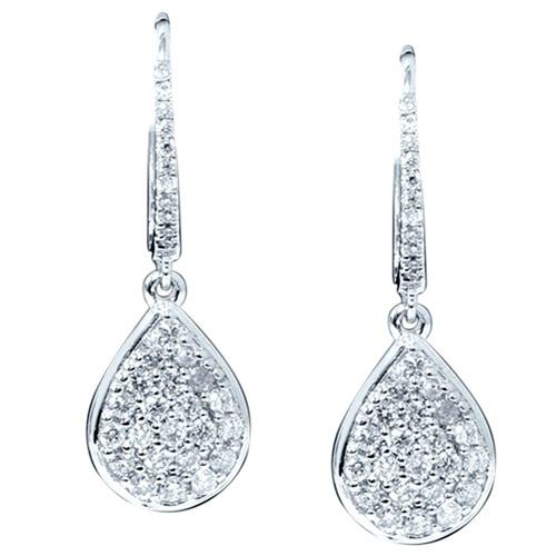 Zlaté diamantové náušnice 4944