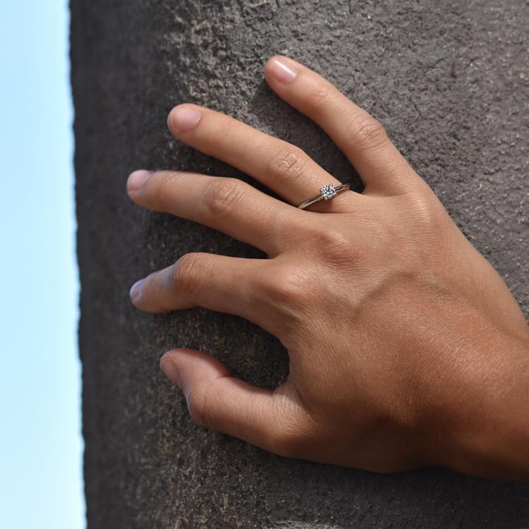 Zásnubný diamantový prsteň 140012