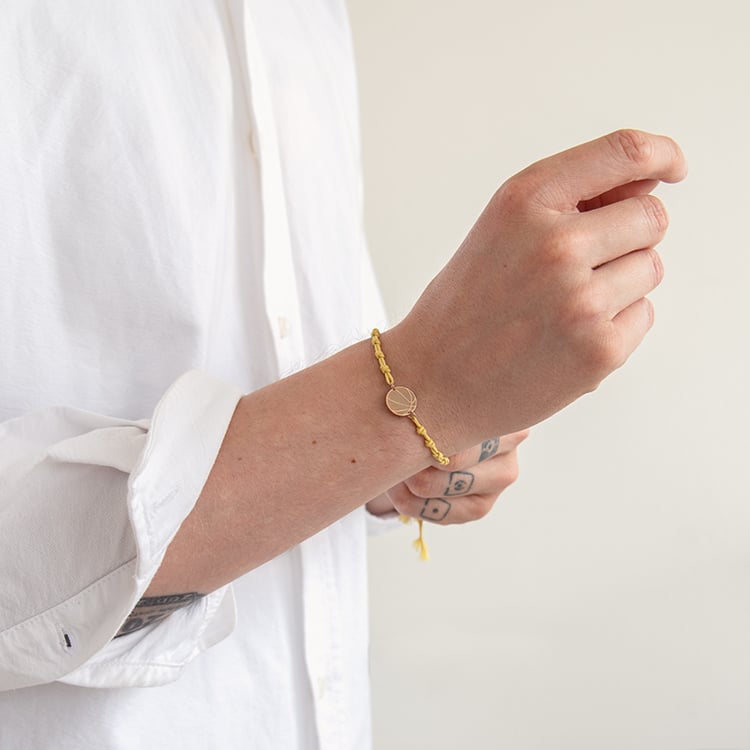 Povrázkový náramok lopta s gravírom vašej voľby Basketball 125447