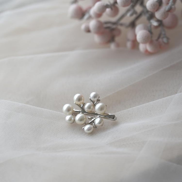 Brošňa s perlami 52385