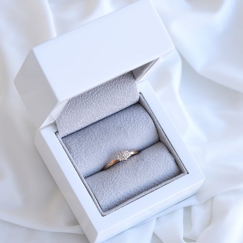 Elegantný diamantový prsteň Aubert