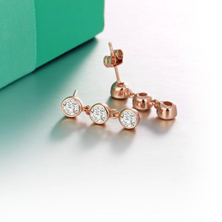 Náušnice zo zirkónmi 11482