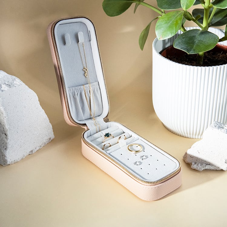 Cestovné puzdro na šperky béžové Doha 113168