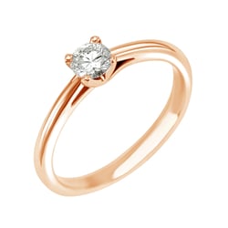 Zásnubný prsteň s diamantom Katya