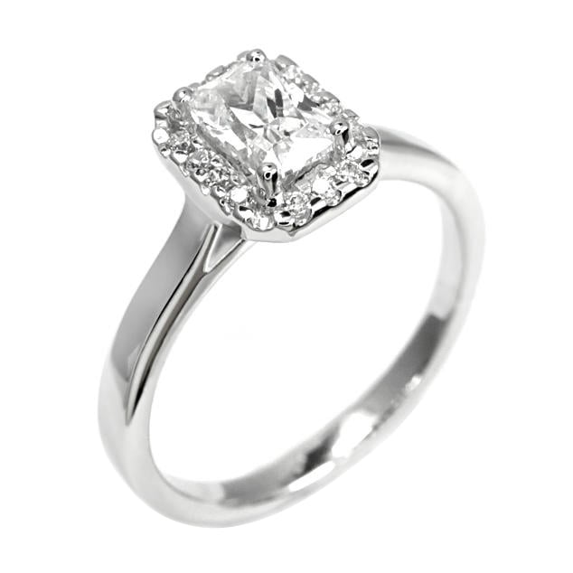 Zlatý zásnubný vintage prsteň s diamantmi Ellery