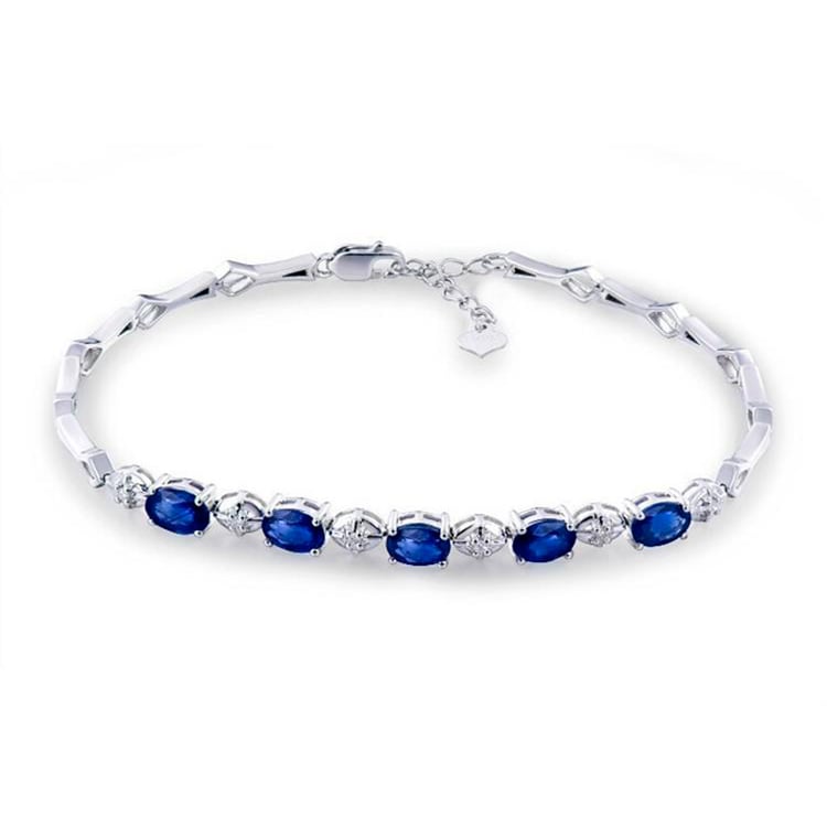 Zlatý náramok so zafírmi Lenora