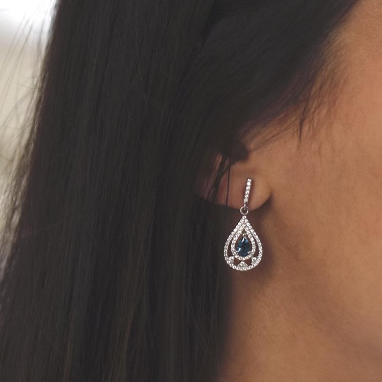 Strieborné visiace náušnice 51531