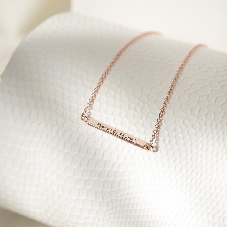 Strieborný minimalistický náramok Barr 135888