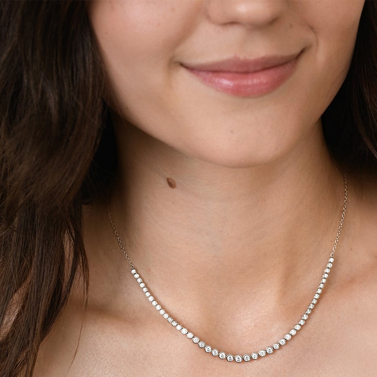 Luxusný zlatý náhrdelník s diamantmi Sofi 160730