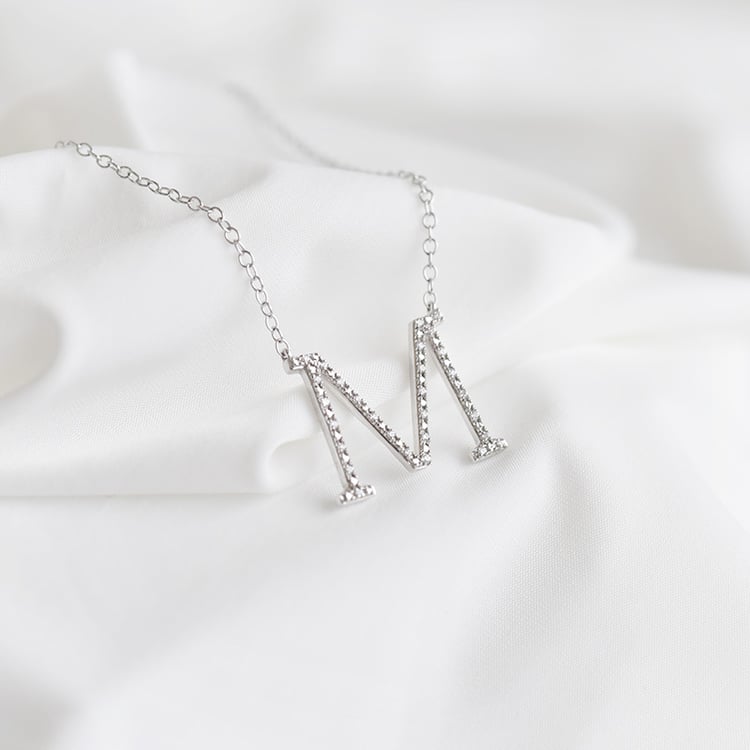 Diamantový personalizovaný náhrdelník 90491