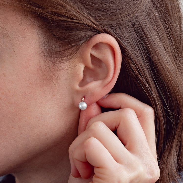 Zlatá nežná kolekcia s perlami Zufine 143044