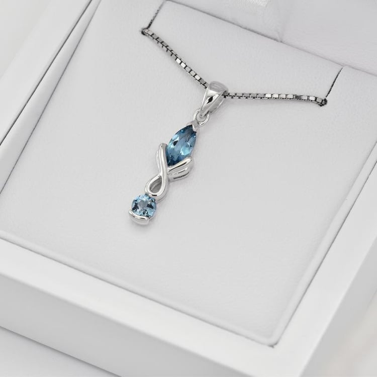 Náušnice s topásmi 25641