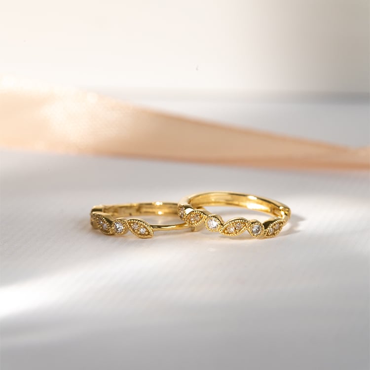 Kruhové náušnice s diamantmi Sprita 121668