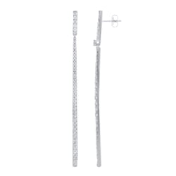 Luxusné visiace náušnice zo zlata s lab-grown diamantmi Dilshad