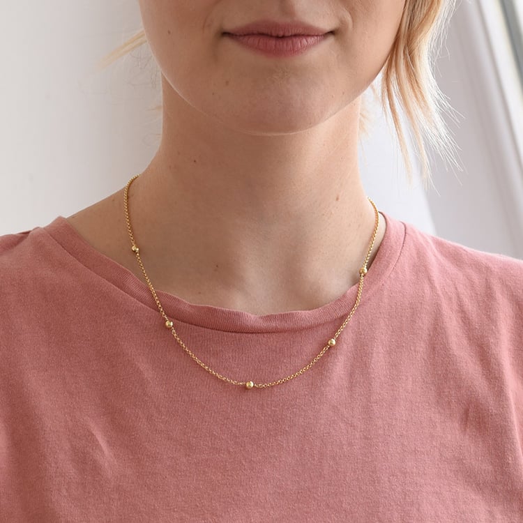 Pozlátený retiazka 66543