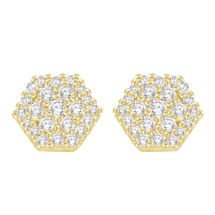 Zlaté náušnice 93101