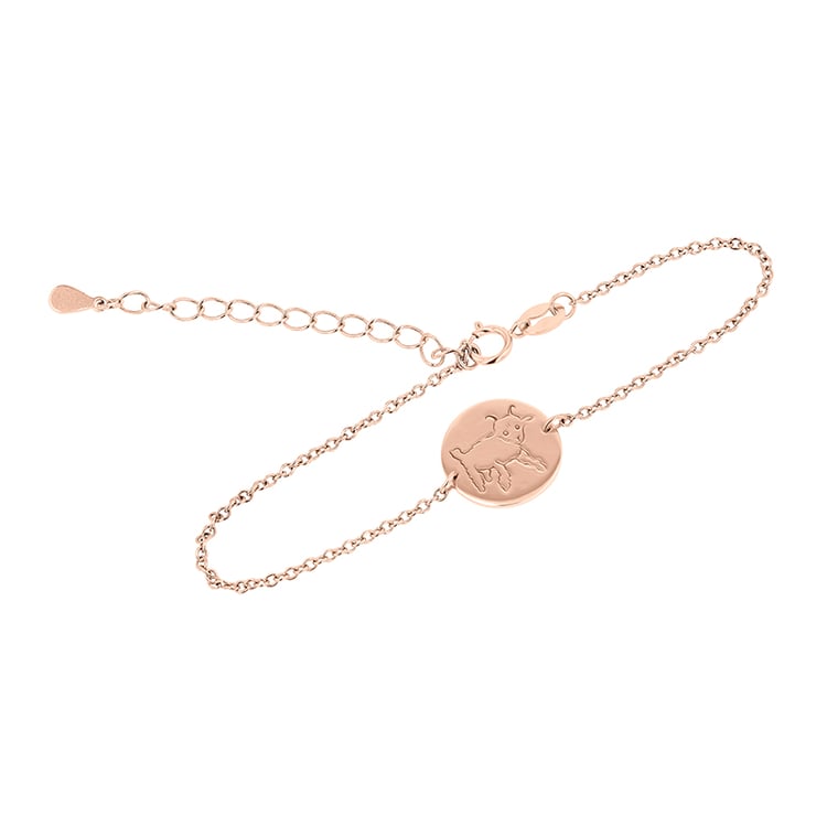 Strieborný náramok s gravírom baránka Malý princ 144543