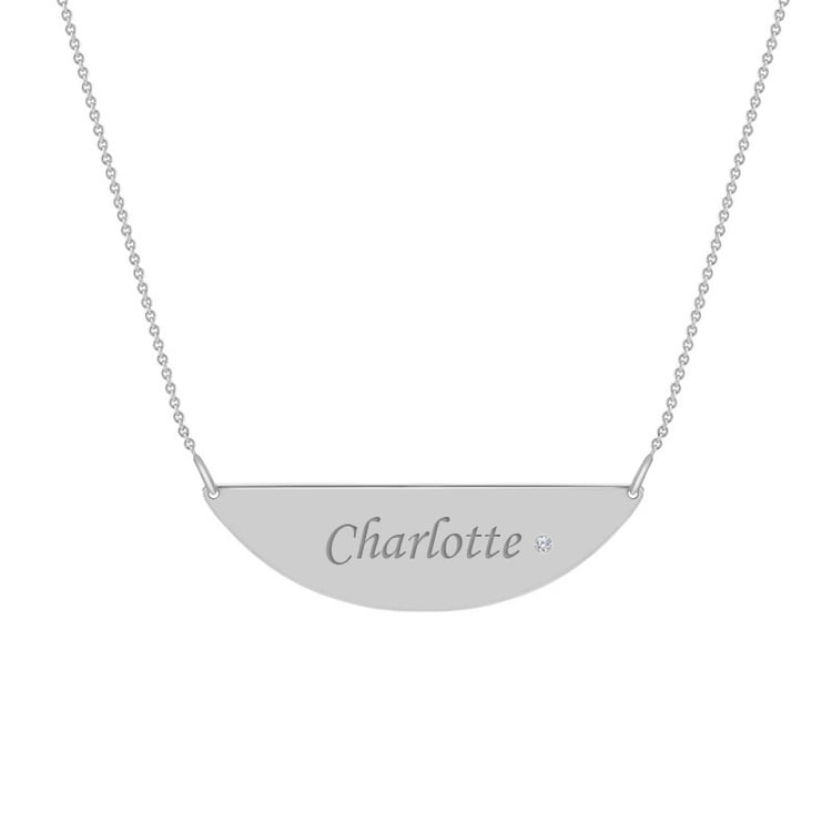 Zlatý náhrdelník s diamantom 40254