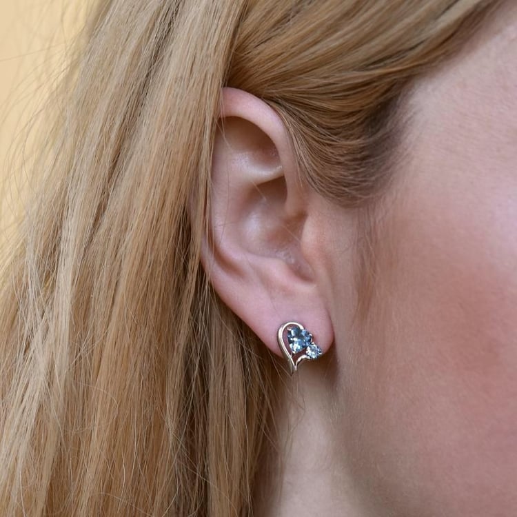 Náušnice s topásmi 107001