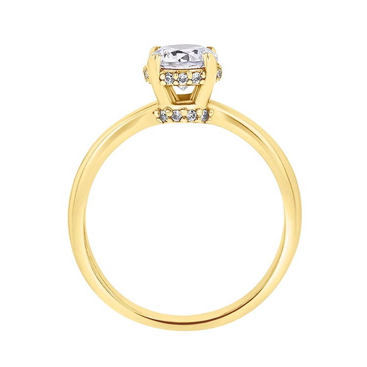 Zásnubný prsteň s lab-grown diamantmi Ymos 141876