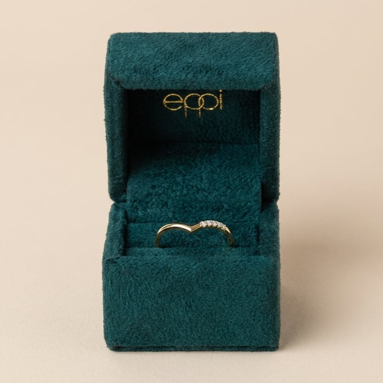 Vykrojený rozvodový eternity prsteň s lab-grown diamantmi Titus 166461