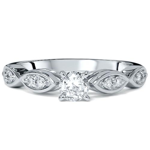 Zlatý diamantový prsteň Cyntia 7062