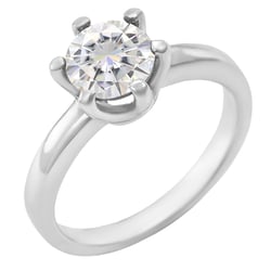 Zásnubný prsteň s moissanitom Greame