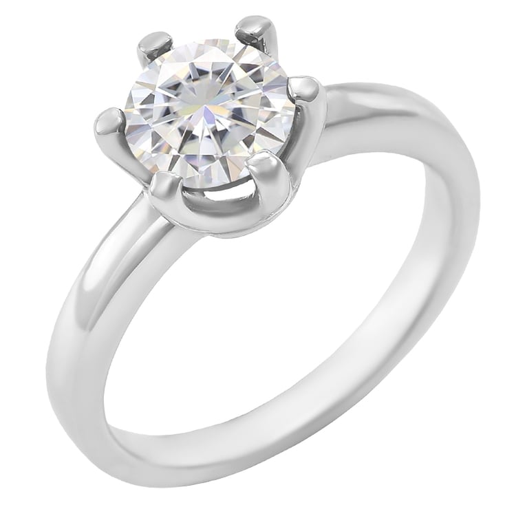 Prsteň z bieleho zlata