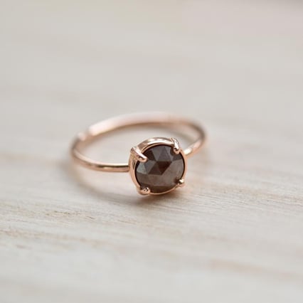 Zlatý prsteň s rutovým diamantom Ristow