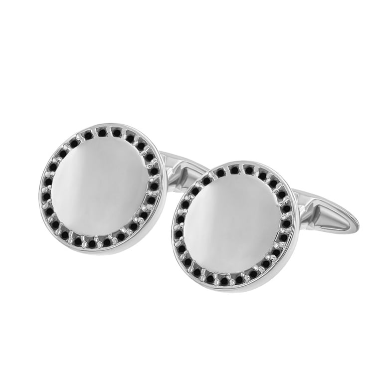 Platinové manžetové gombíky