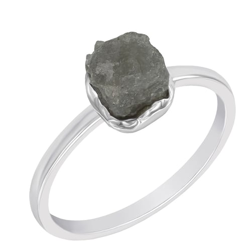 Zlatý prsteň s nebrúseným diamantom Jessie