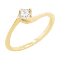 Zásnubný prsteň s 0.4ct IGI certifikovaným diamantom Hariti