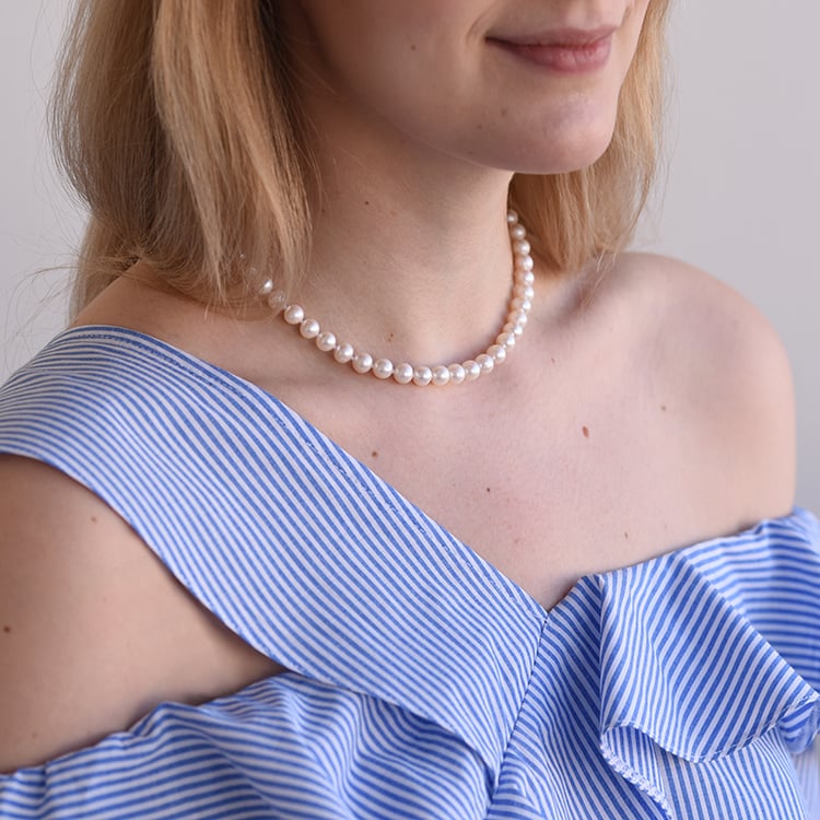 Perlový náhrdelník 61934