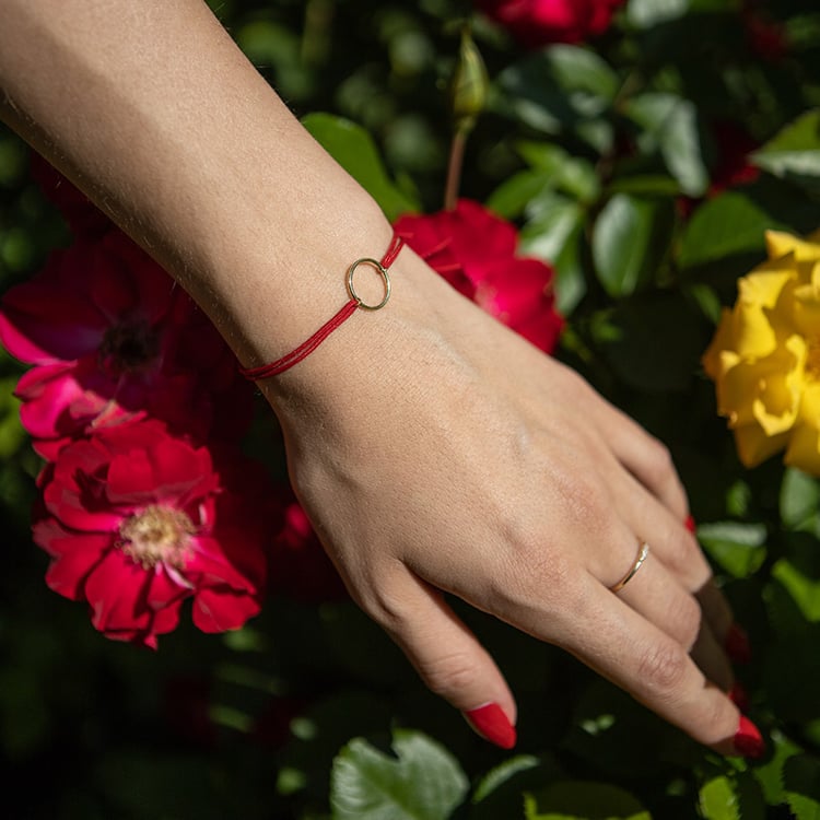 Povrázkový náramok so symbolom Karma 108759