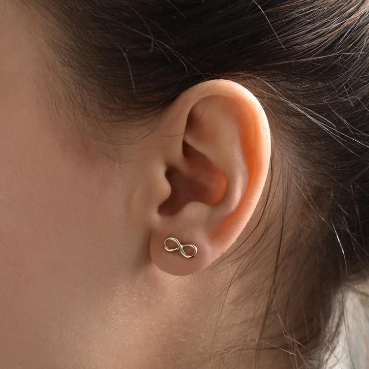 Náušnice s motívom nekonečna Infinity 39999