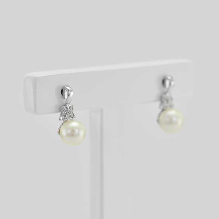 Zlaté damantové náušnice 44973