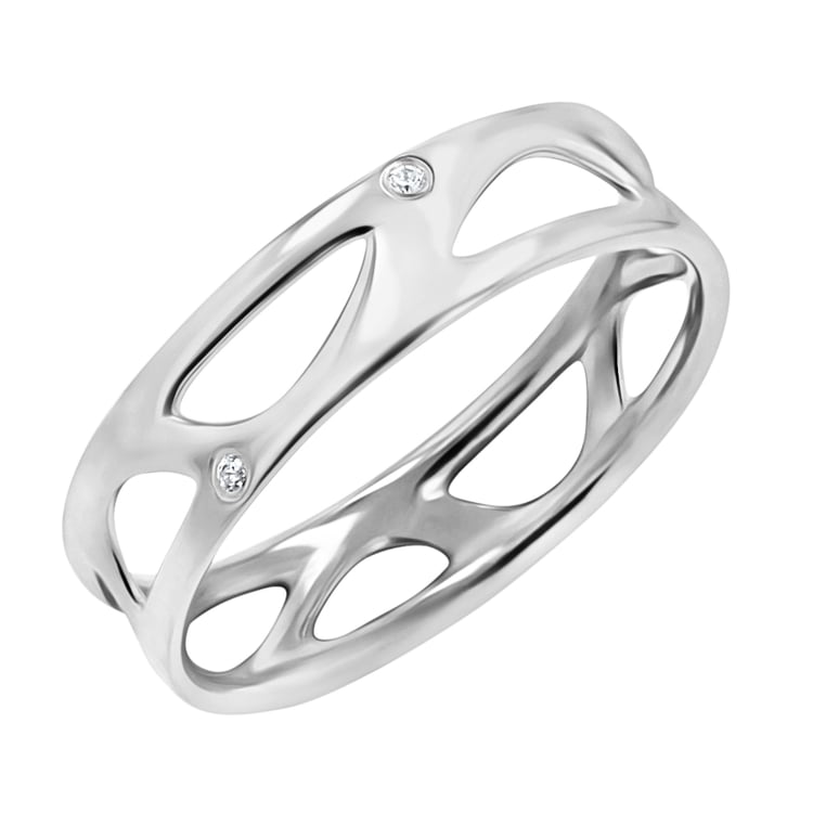 Zlaté netradičné snubné prstene Bionic 145422