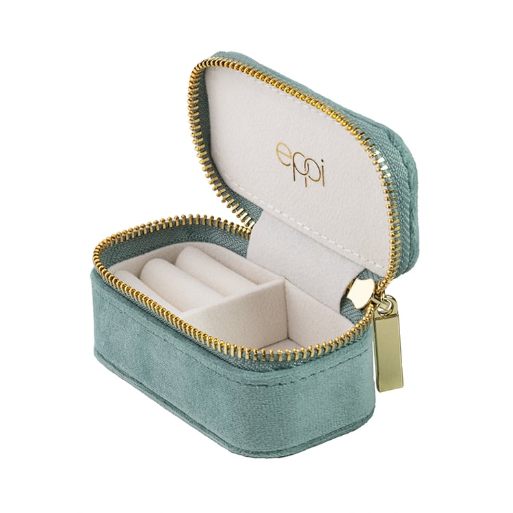 Malá zelená cestovná šperkovnica Safey 146231