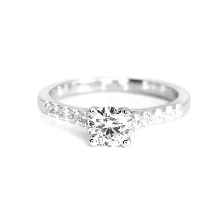 Zlatý diamantový prsteň z 18k zlata Aries 5209