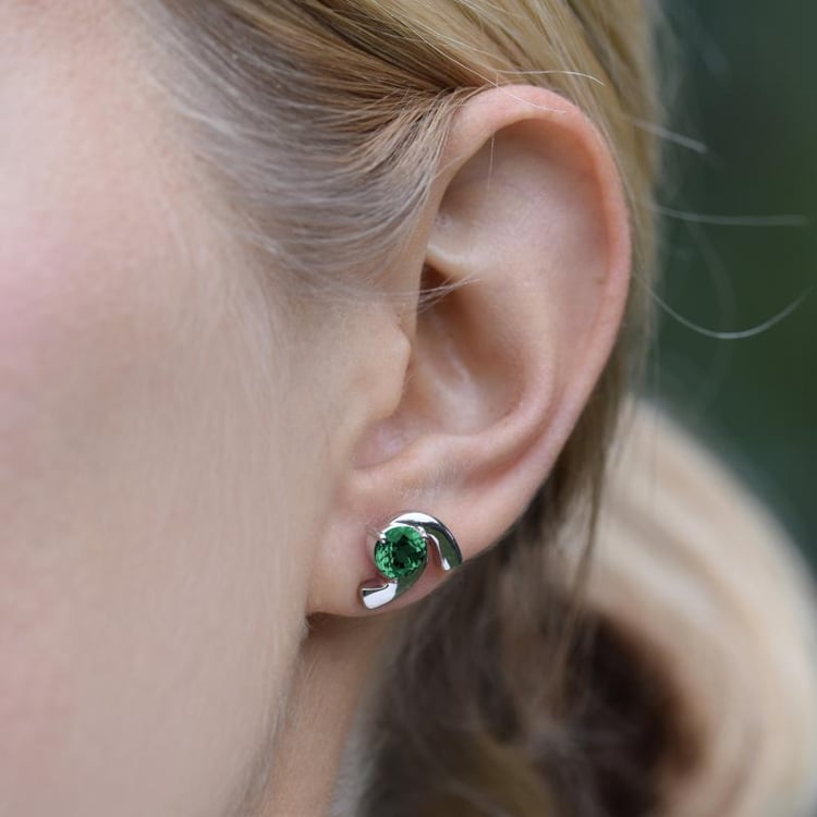 Smaragdové náušnice 17267