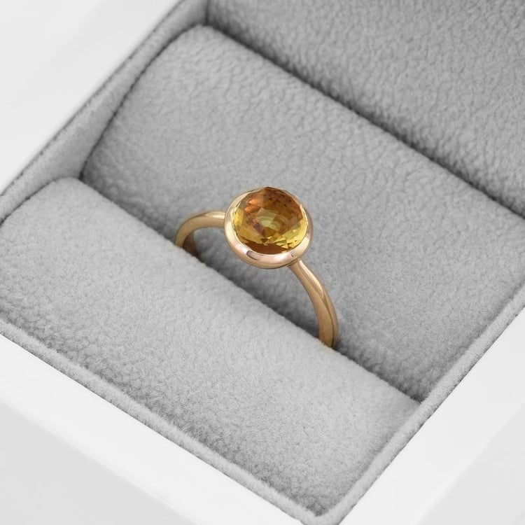 Prsteň z ružového zlata 49959