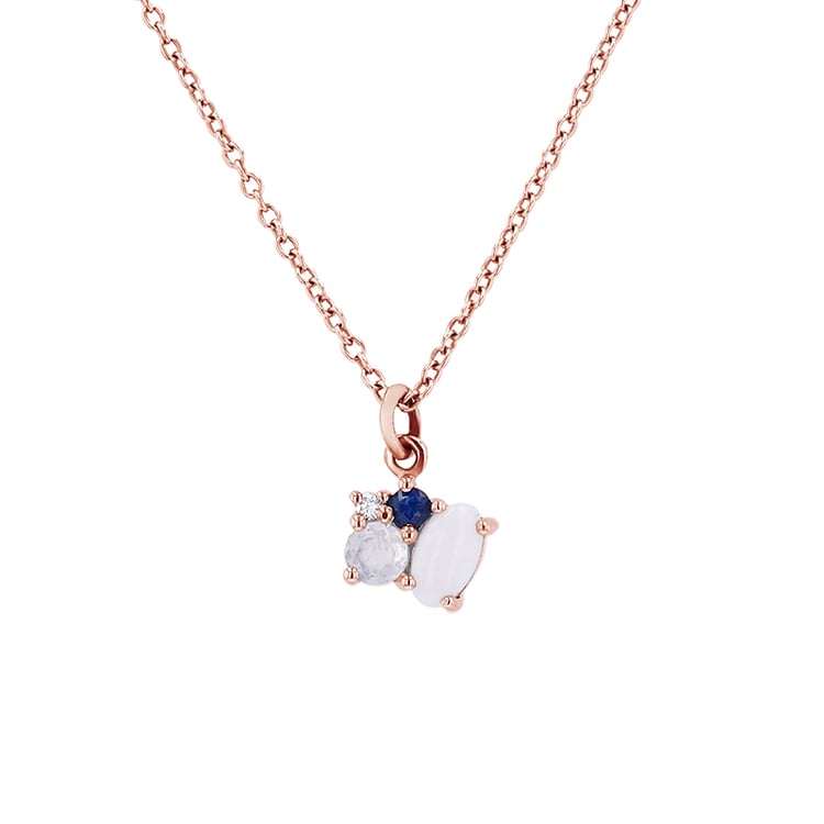 Cluster prívesok z ružového zlata 78352